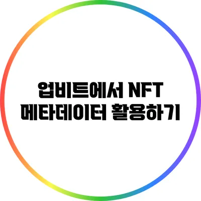 업비트에서 NFT 메타데이터 활용하기