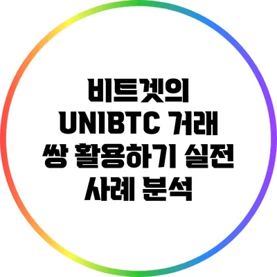 비트겟의 UNI/BTC 거래 쌍 활용하기: 실전 사례 분석